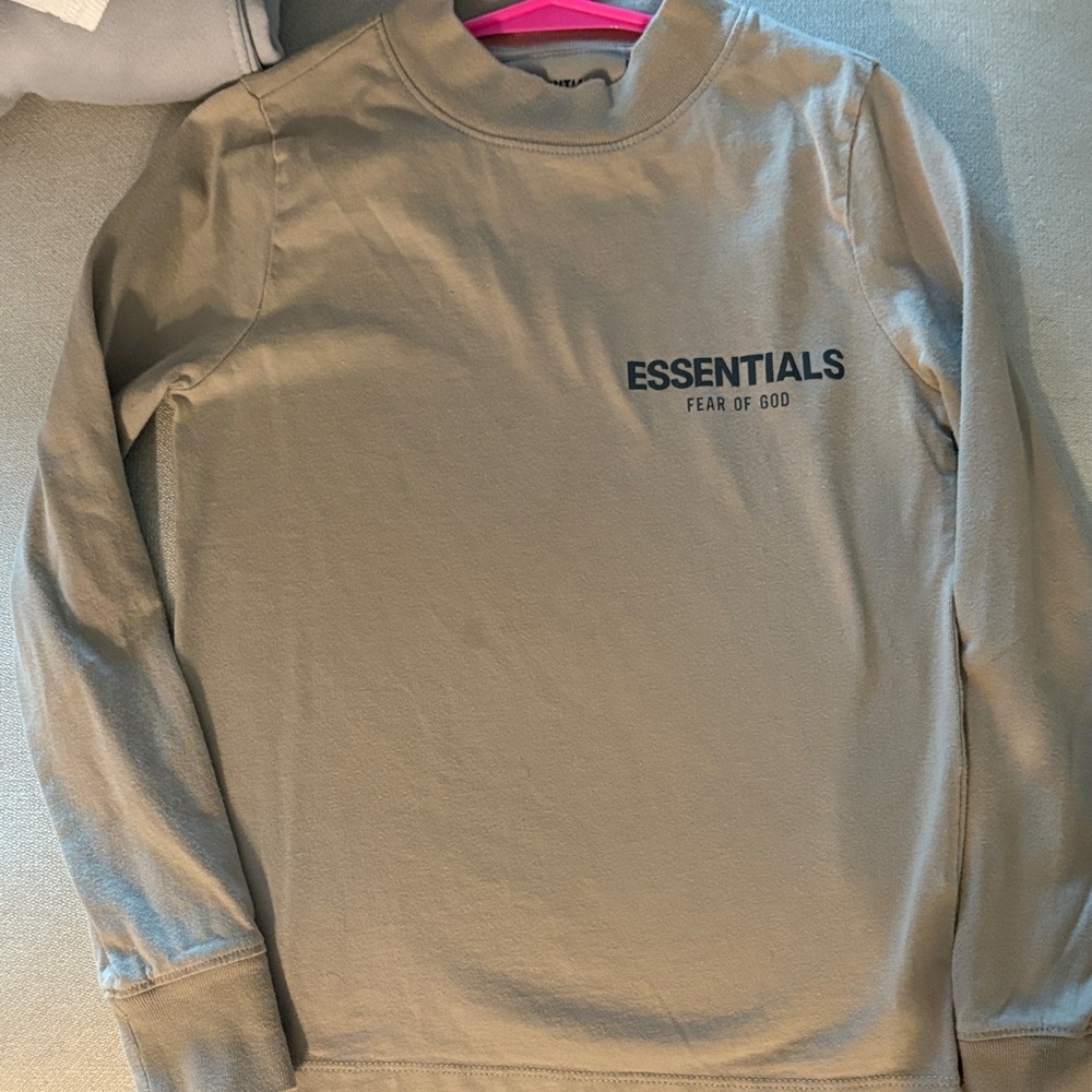 Fear of God Essentials Cream Knit Top XS